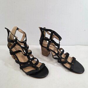 Lucky Brand Lisbethe Gladiator Sandal Size 8.5 Black